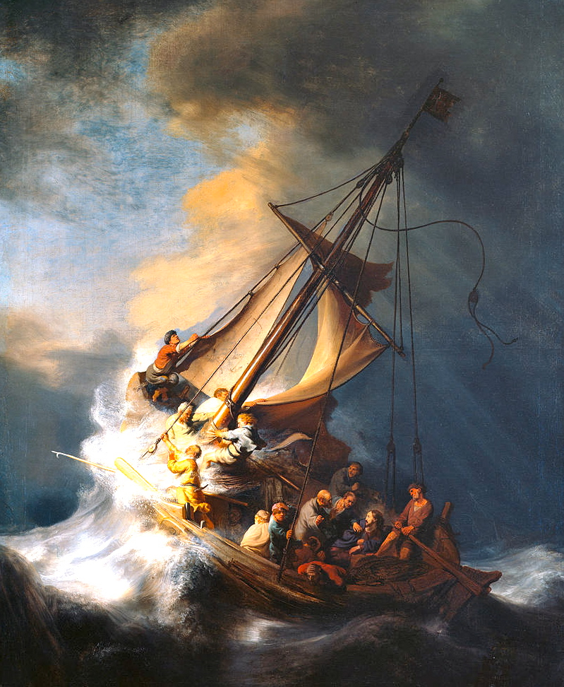 La tormenta en el mar de Galilea